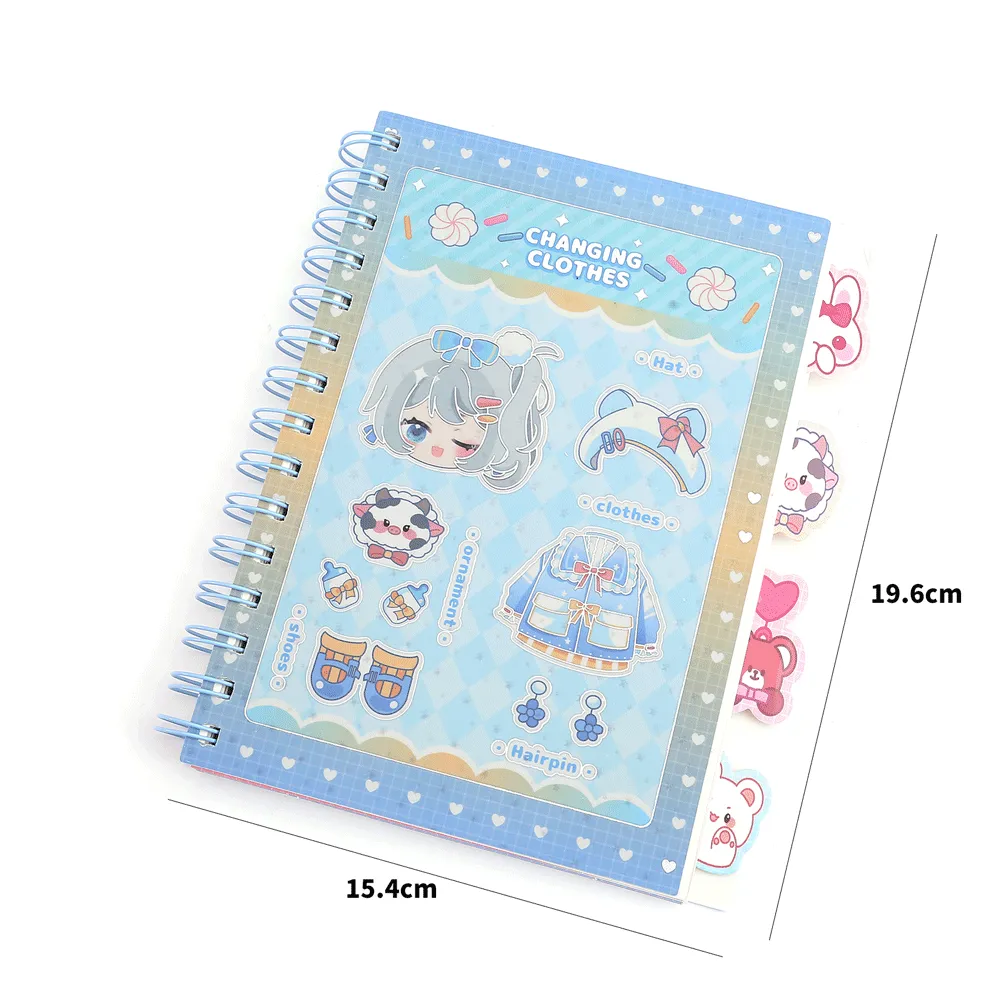 3D Kawaii Bookmark Diary.