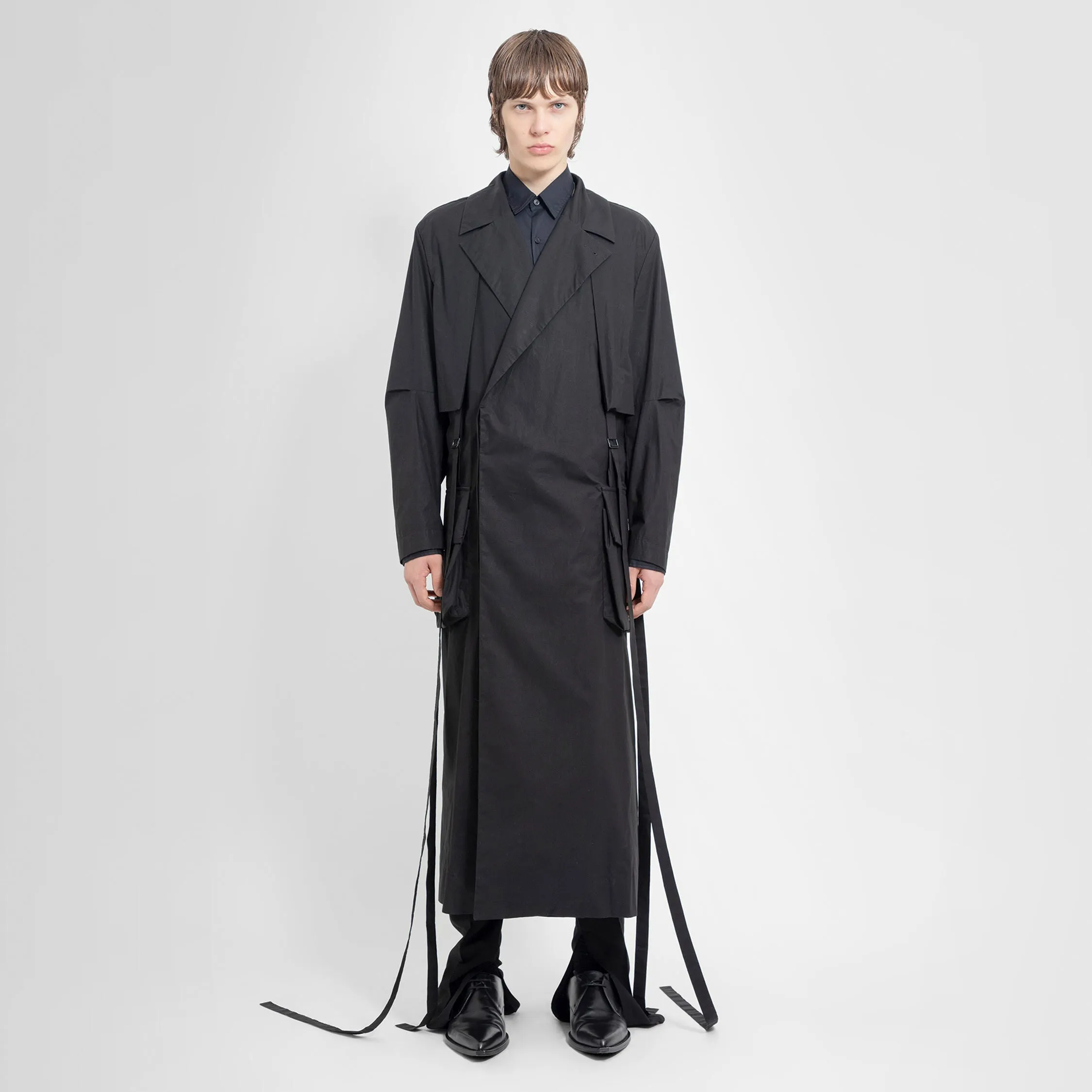 ANN DEMEULEMEESTER MAN BLACK COATS