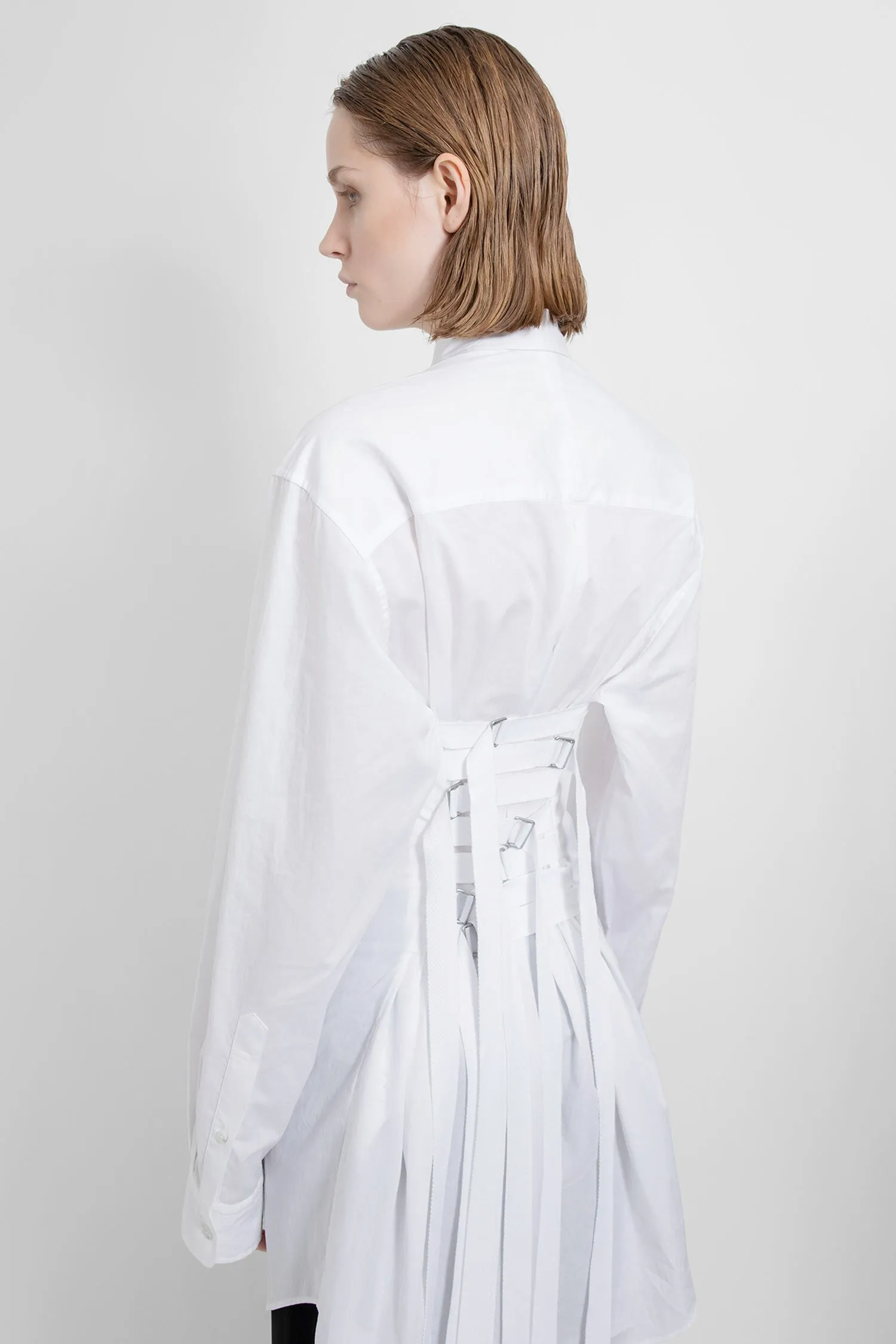 ANN DEMEULEMEESTER WOMAN WHITE SHIRTS