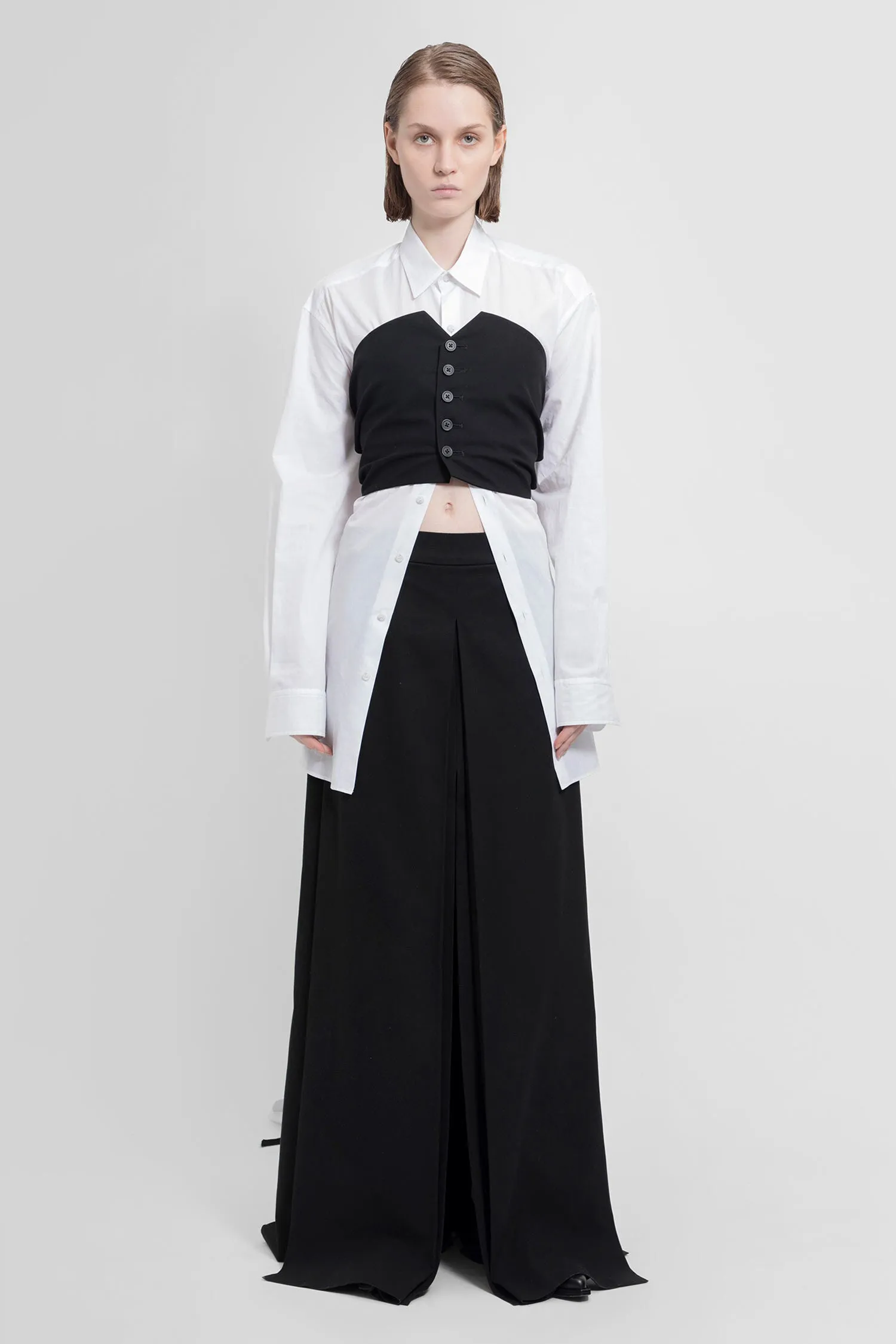 ANN DEMEULEMEESTER WOMAN WHITE SHIRTS