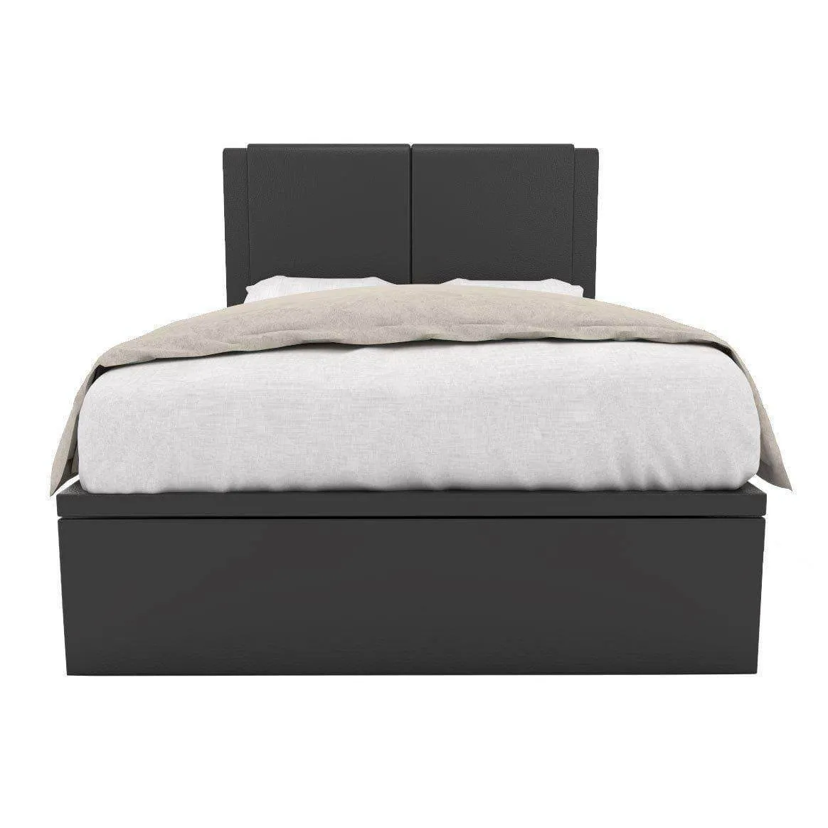 Ashleah Faux Leather Storage Bed