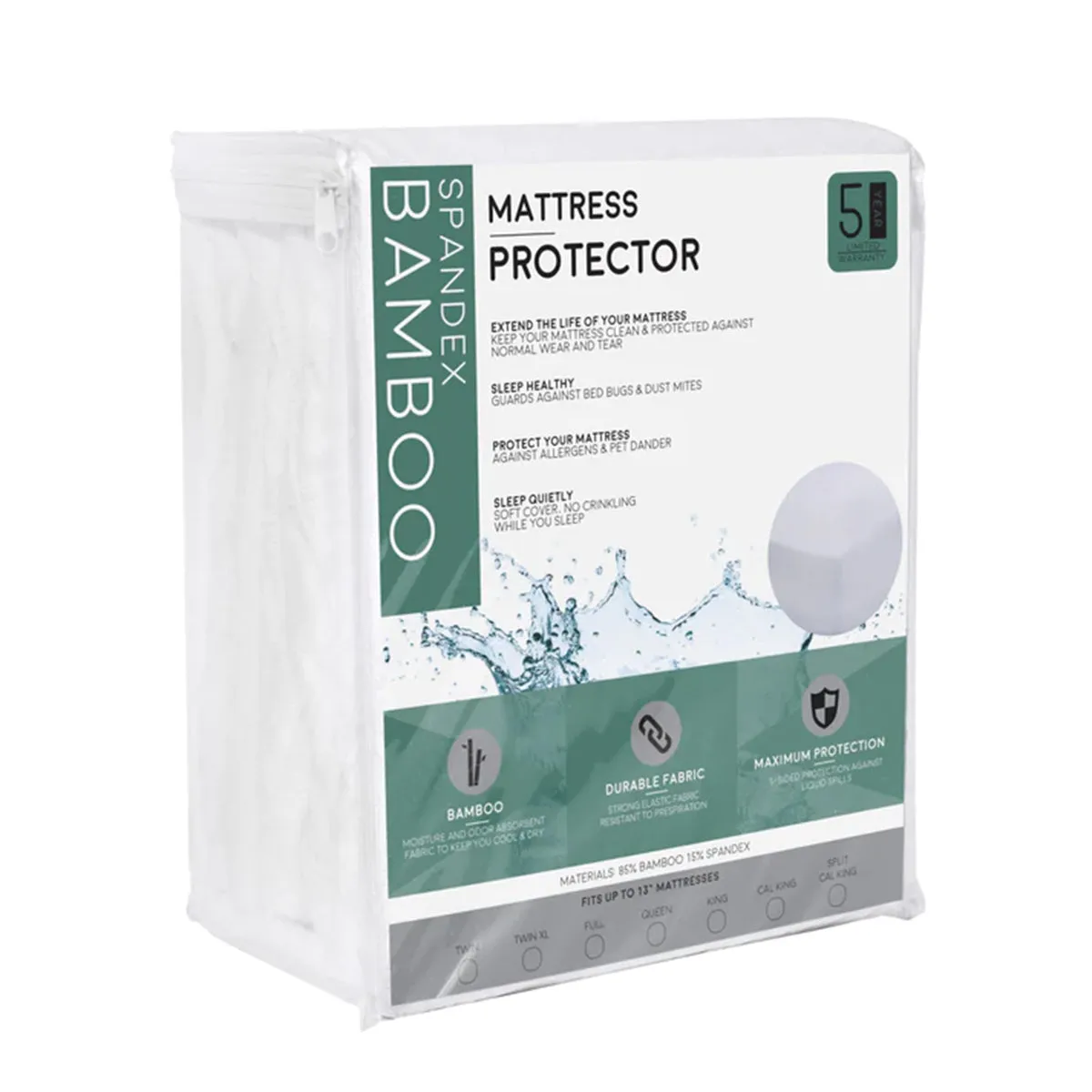 Bedplanet Bamboo Spandex Mattress Protector