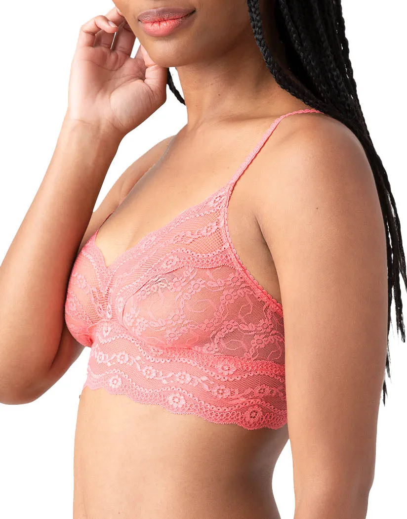 b.tempt'd by Wacoal Lace Kiss Bralette Bra Tea Rose 910182