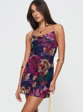 Celena Mini Dress Multi Floral