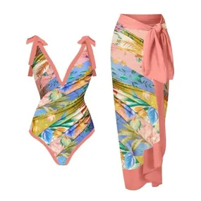 Ezra swimsuit with Sarongskirt