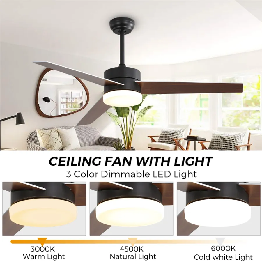 Fordel Ceiling Fan with Reversible Blade