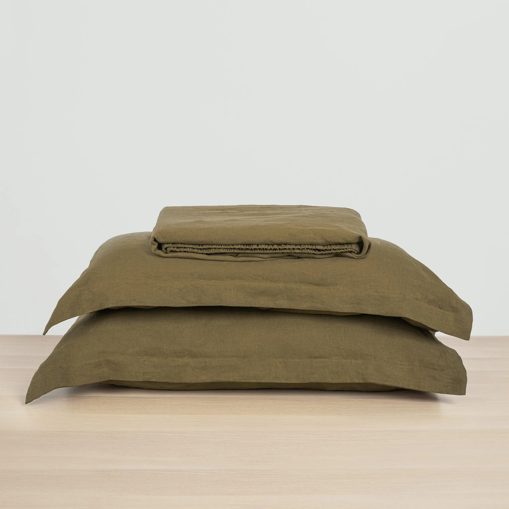 Heveya® Linen Fitted Sheet Set