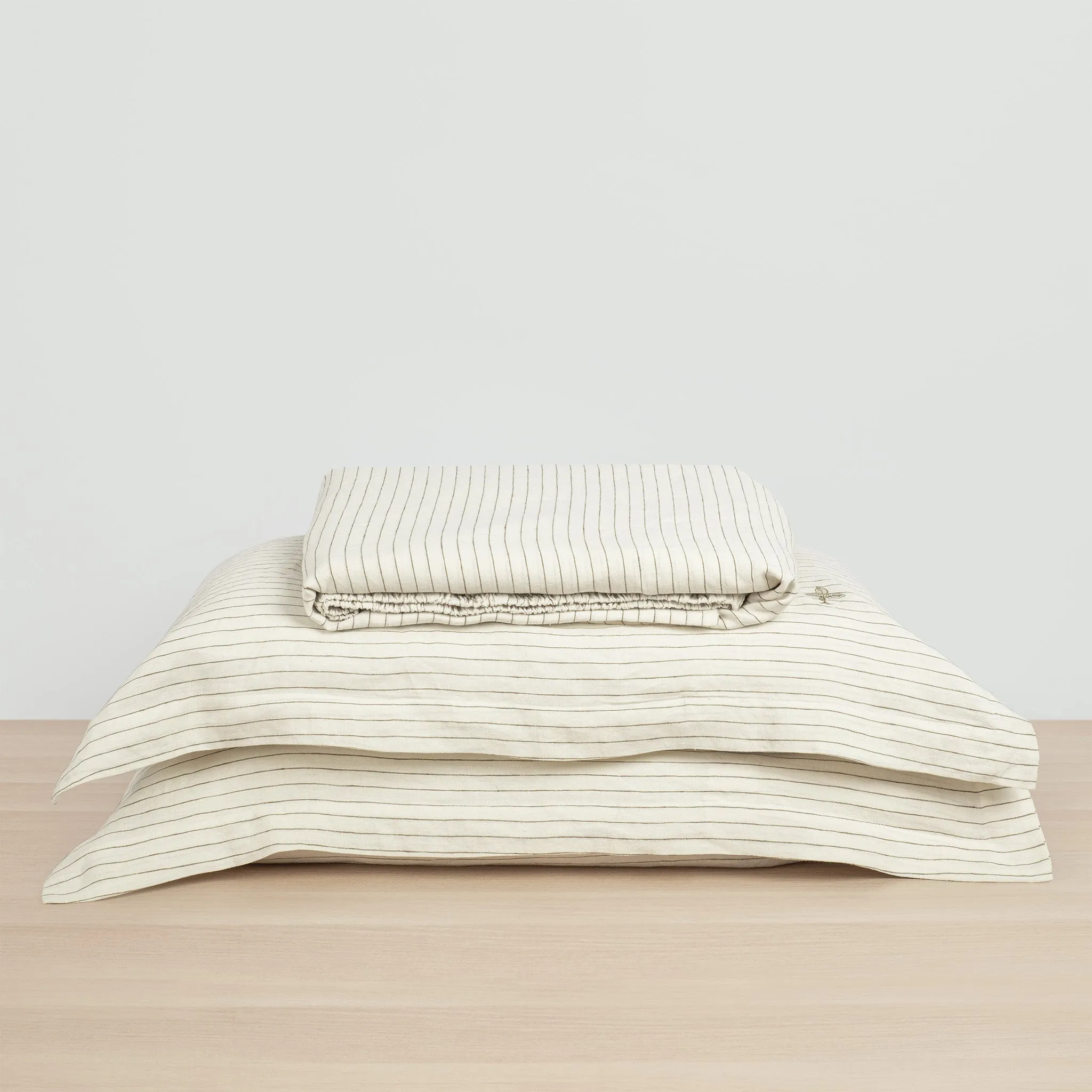 Heveya® Linen Fitted Sheet Set