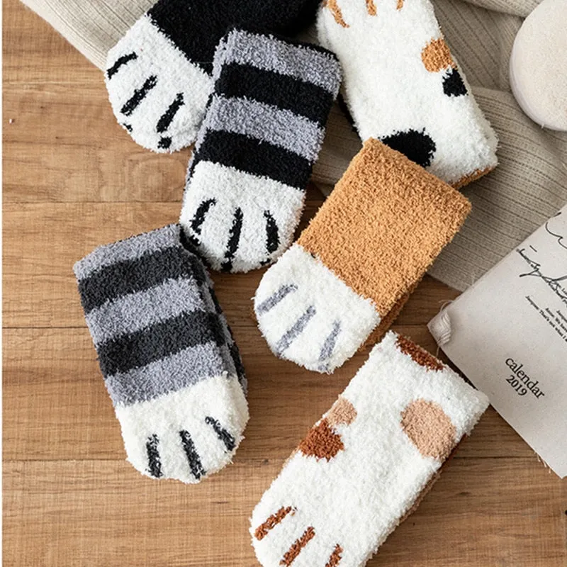 Kawaii Animal Paw Socks