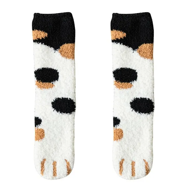 Kawaii Animal Paw Socks