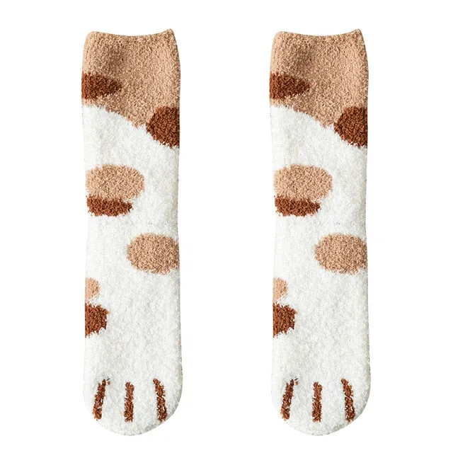 Kawaii Animal Paw Socks