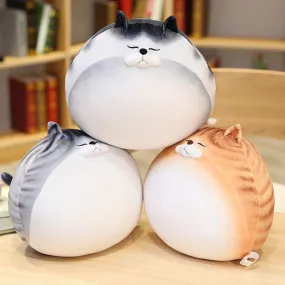 Kawaii Chubby Cat Plush