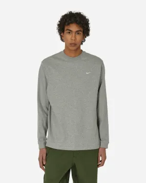 Solo Swoosh Longsleeve T-Shirt Dark Grey Heather