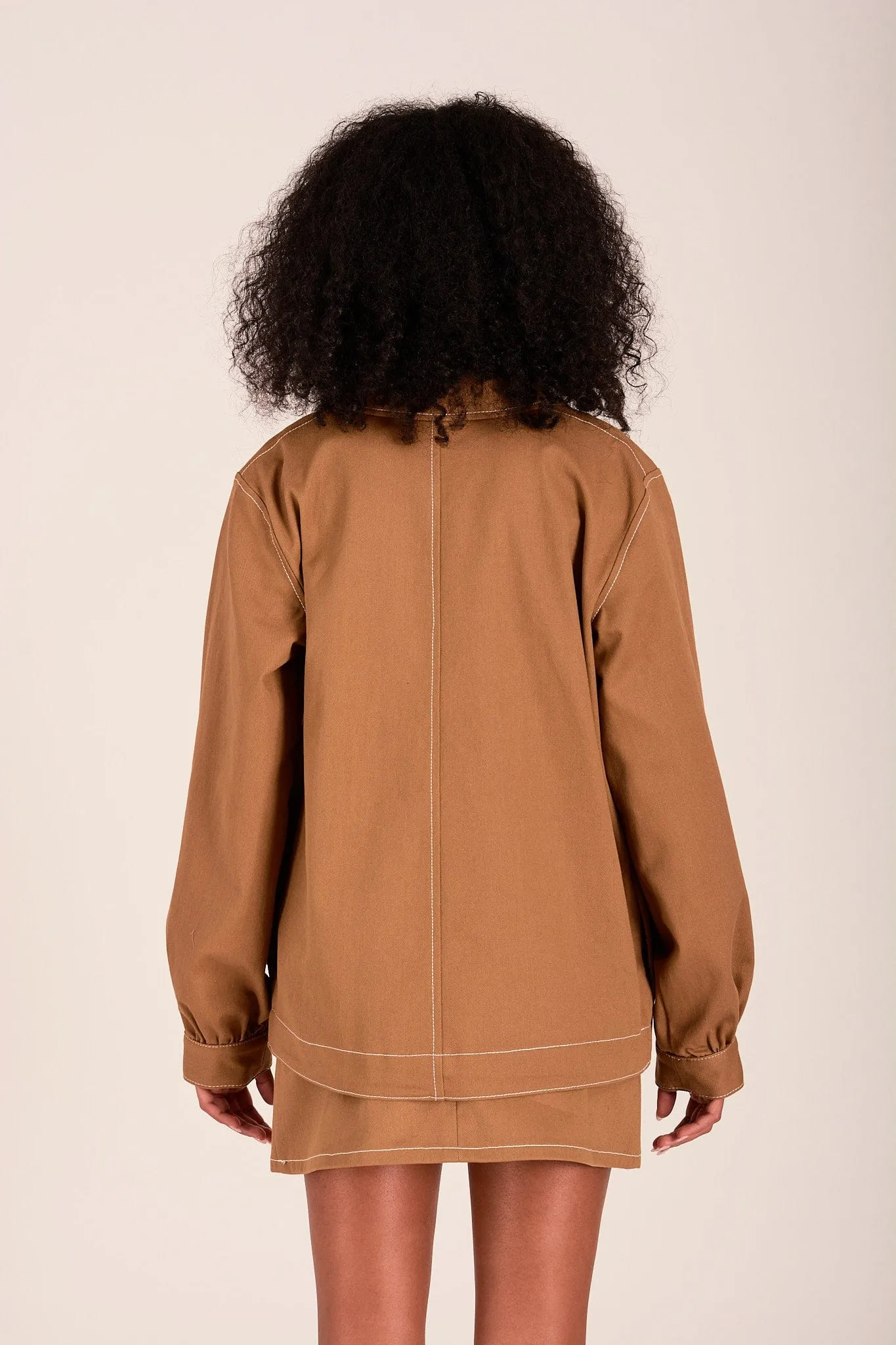 Work Jacket Toffee Twill