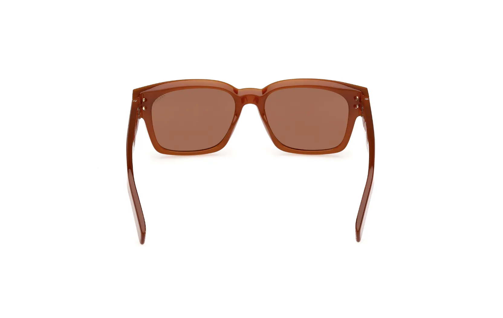 ZEGNA Acetate Rectangular Sunglasses (Light Brown)